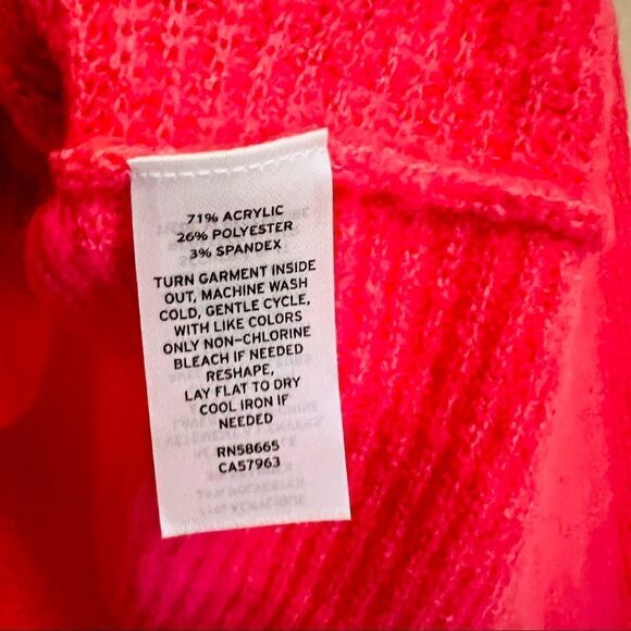 Leith women's Pink Caliente Knit Sweater Size Large NWT - Picture 7 of 7